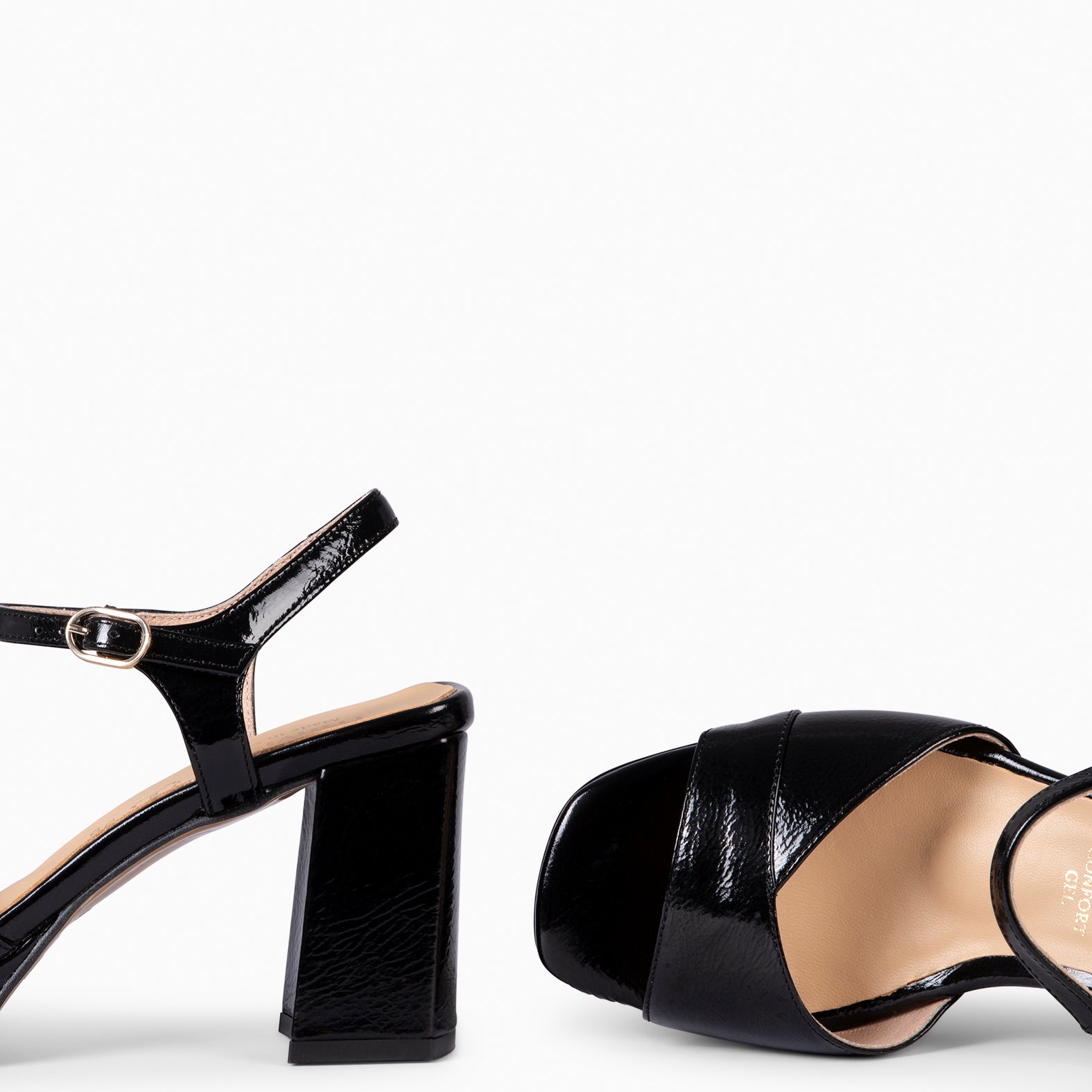 MICHELLE - ZAPATOS DE MUJER DE TACÓN ANCHO NEGRO - miMaO ®