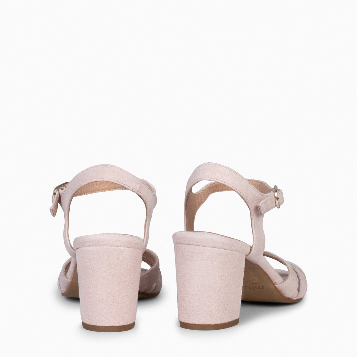 MUSA – Sandalias de Tacón ancho NUDE