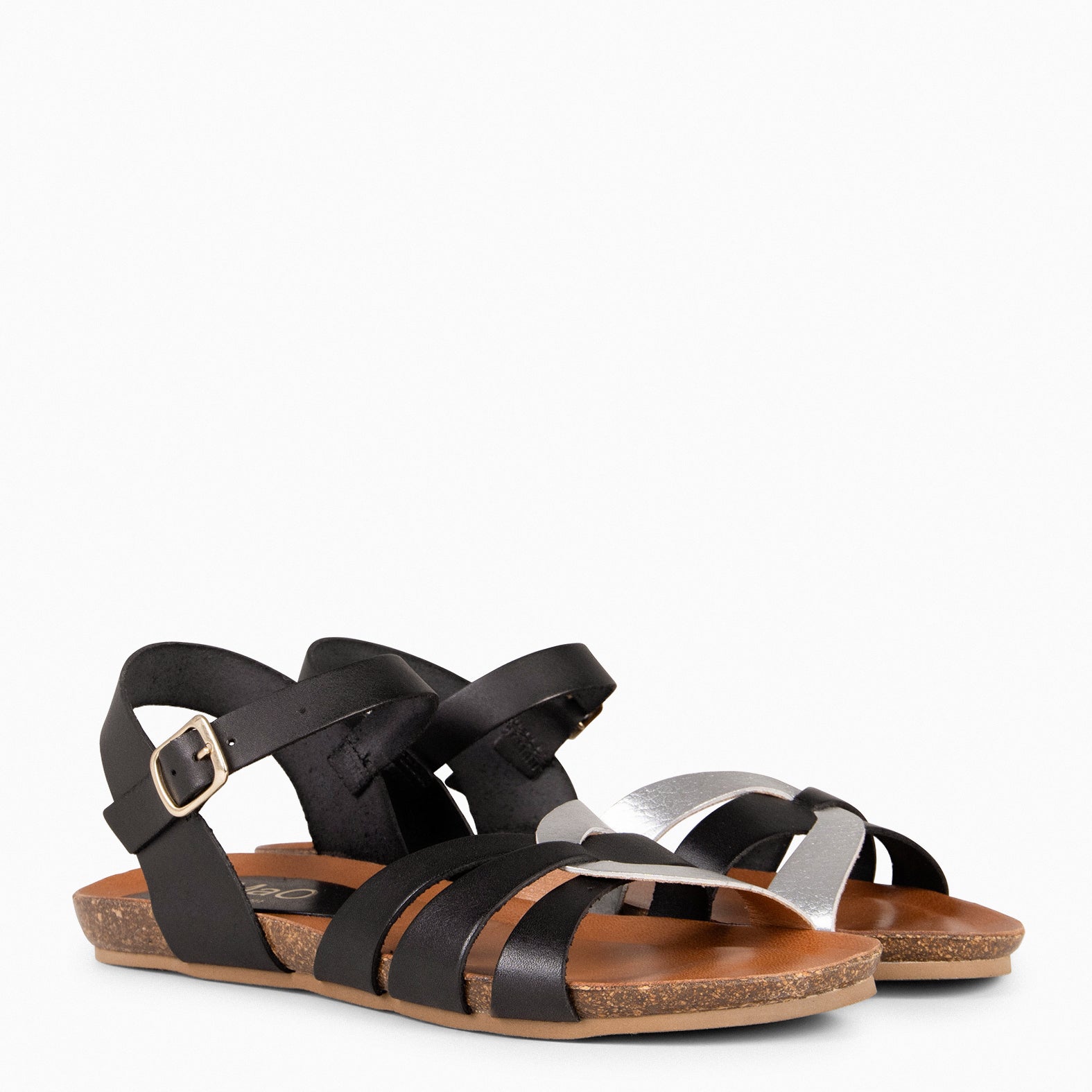 SALOMÉ - BLACK Flat Sandals
