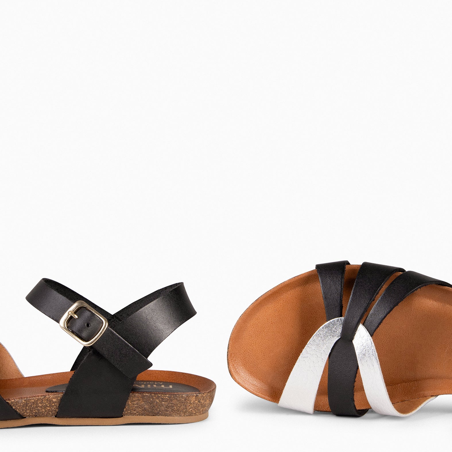 SALOMÉ - BLACK Flat Sandals