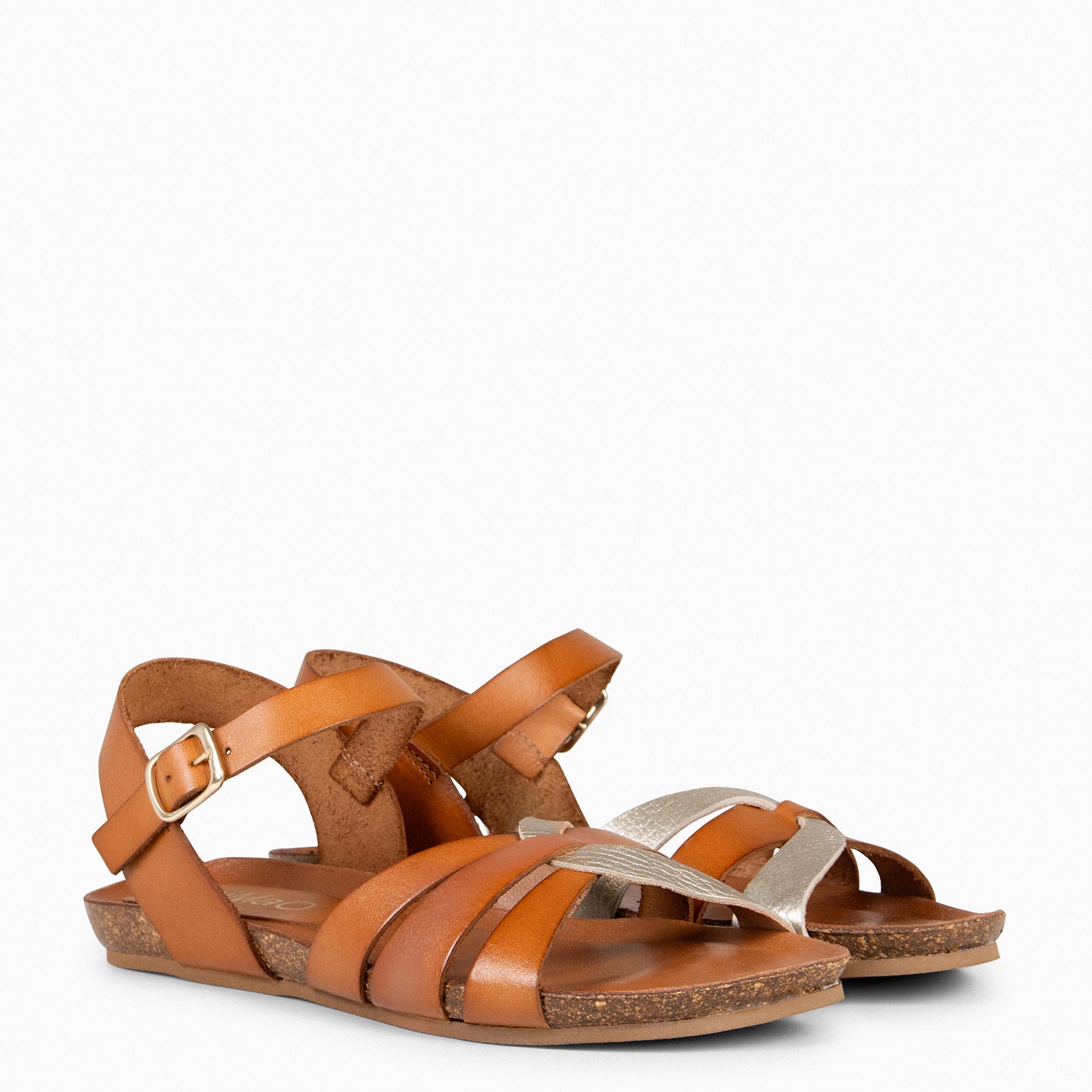 SALOMÉ - TAUPE Flat Sandals