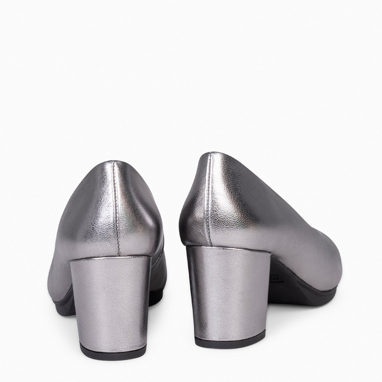 URBAN S SPLASH - Zapatos de piel metalizada PLATA - miMaO ®