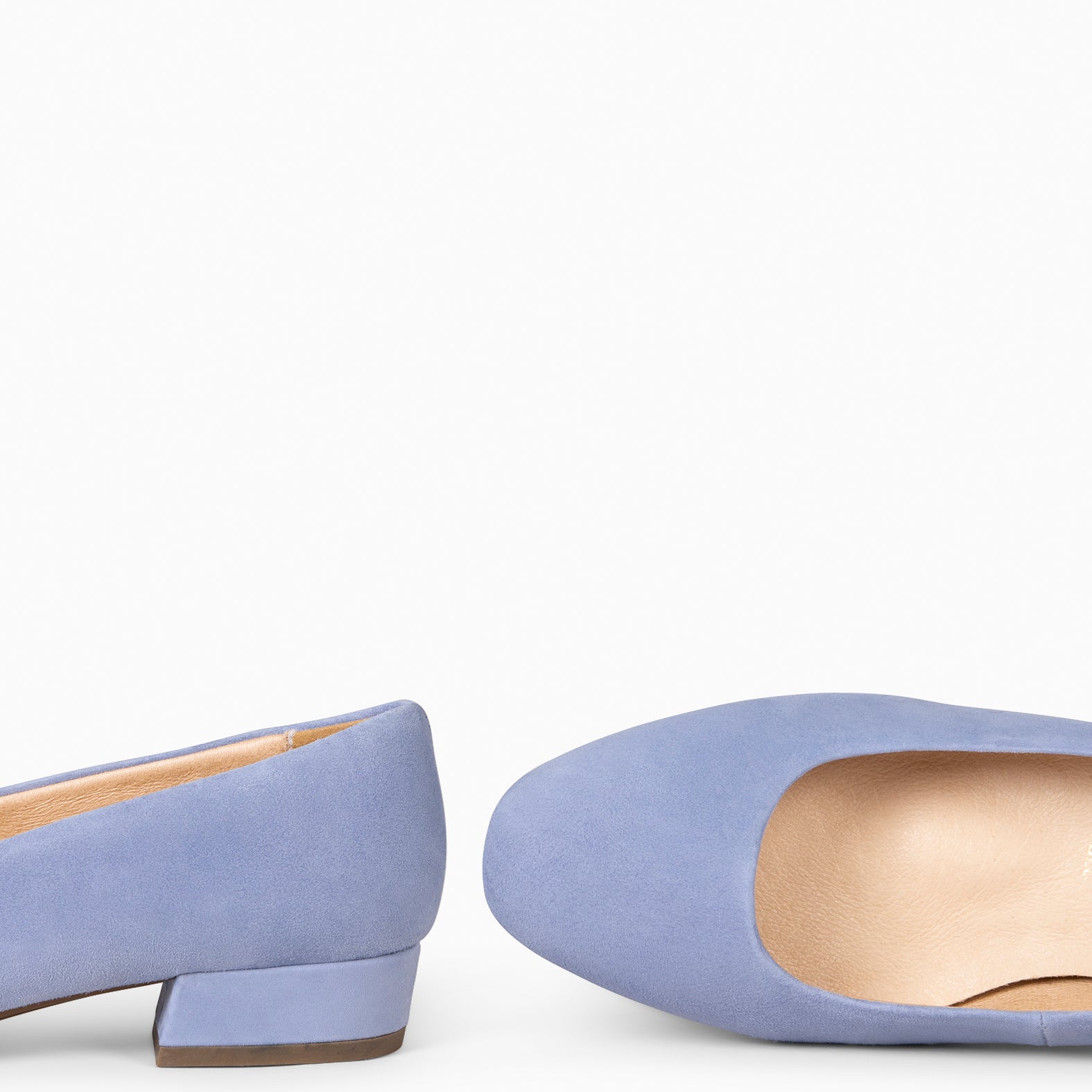 URBAN XS - Zapatos de tacón bajo de ante AZUL - miMaO ®