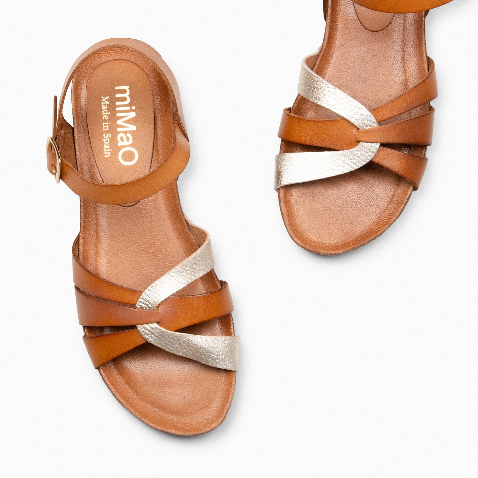 SALOMÉ - TAUPE Flat Sandals