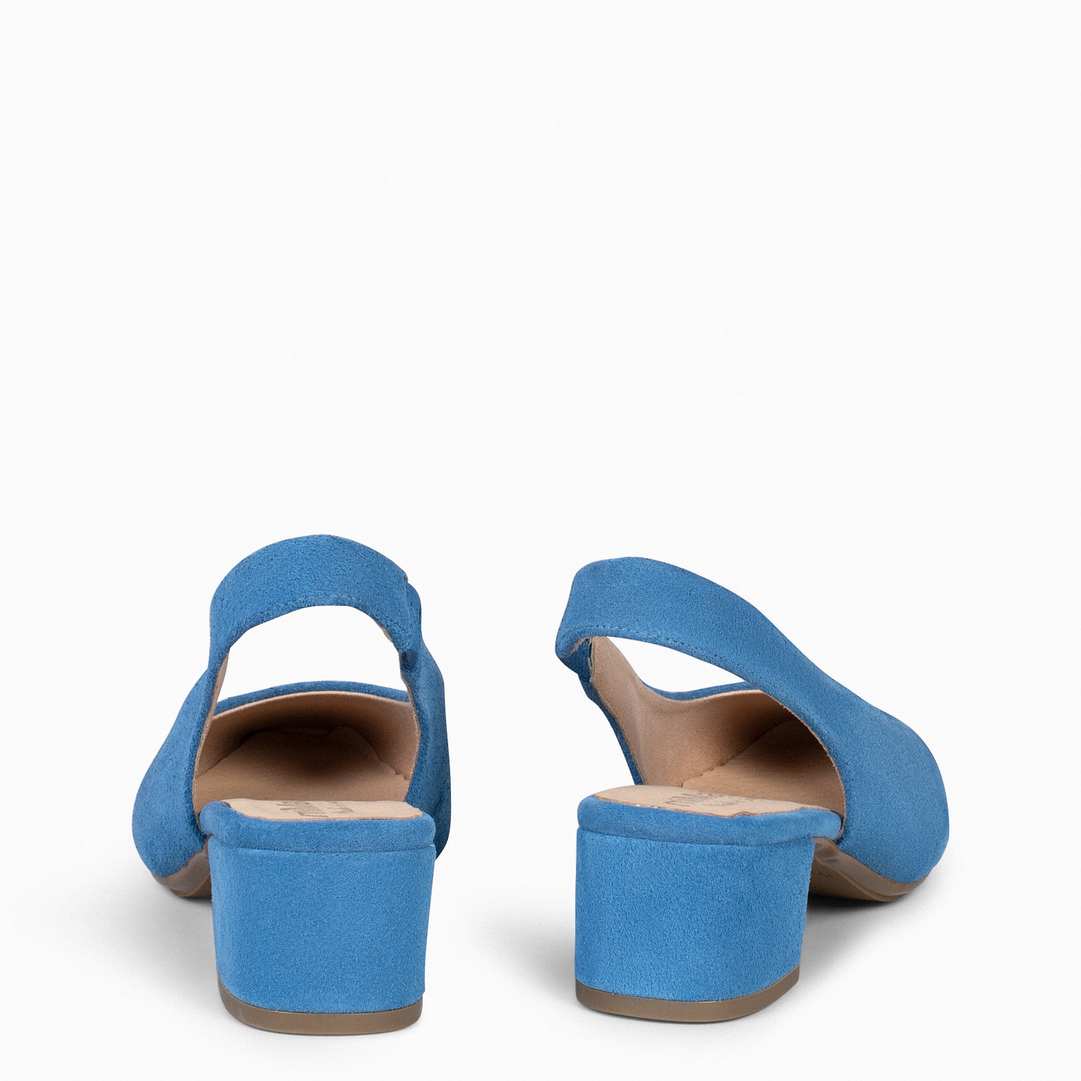 URBAN LADY – Zapatos de Tacón Destalonados AZULON