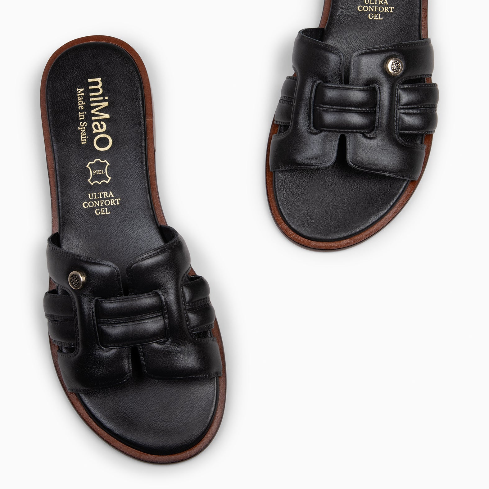 MENFIS - Sandálias ELEGANTES DE tiras PRETO