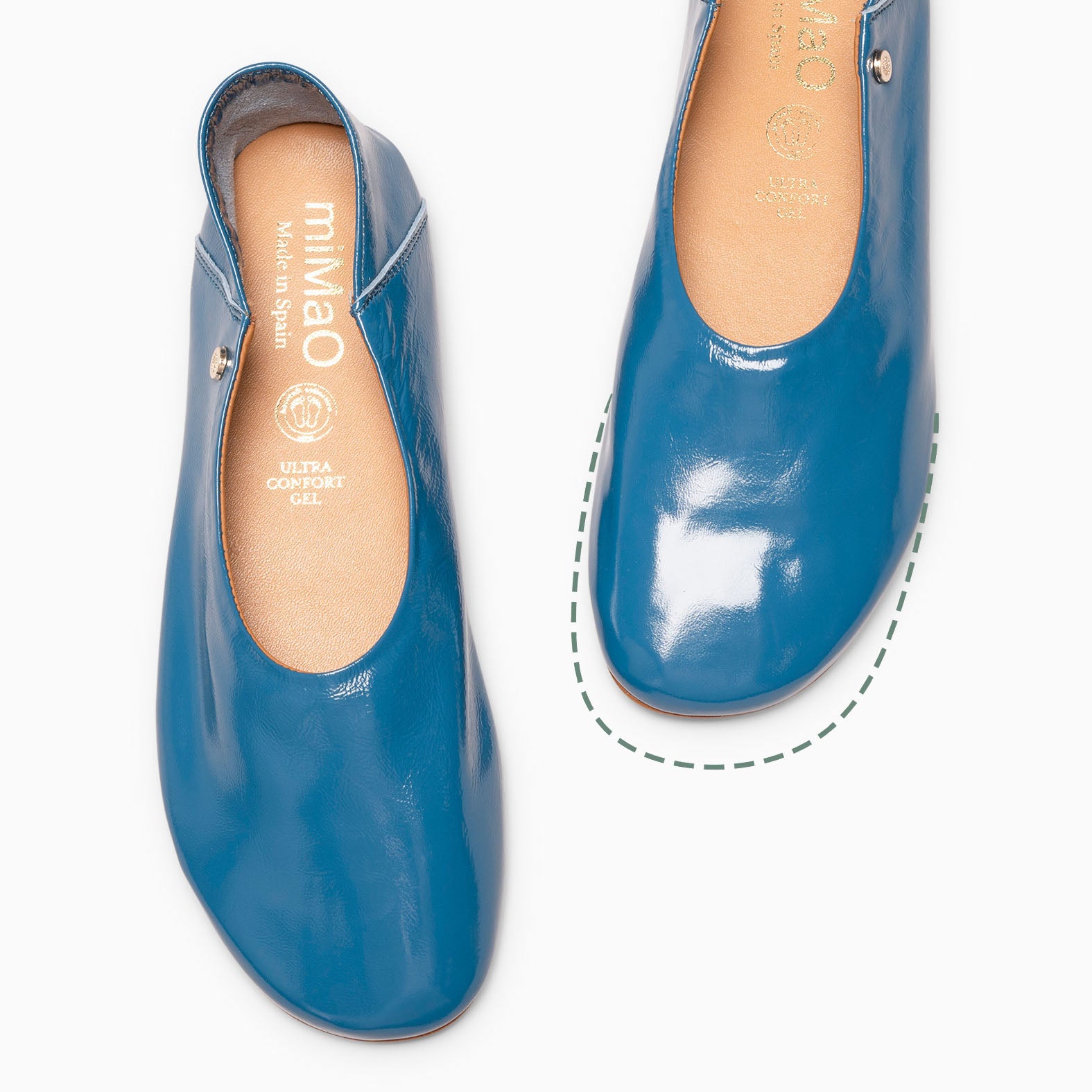 NANUK - BAILARINA PLANA BARESOFT AZUL - miMaO ®