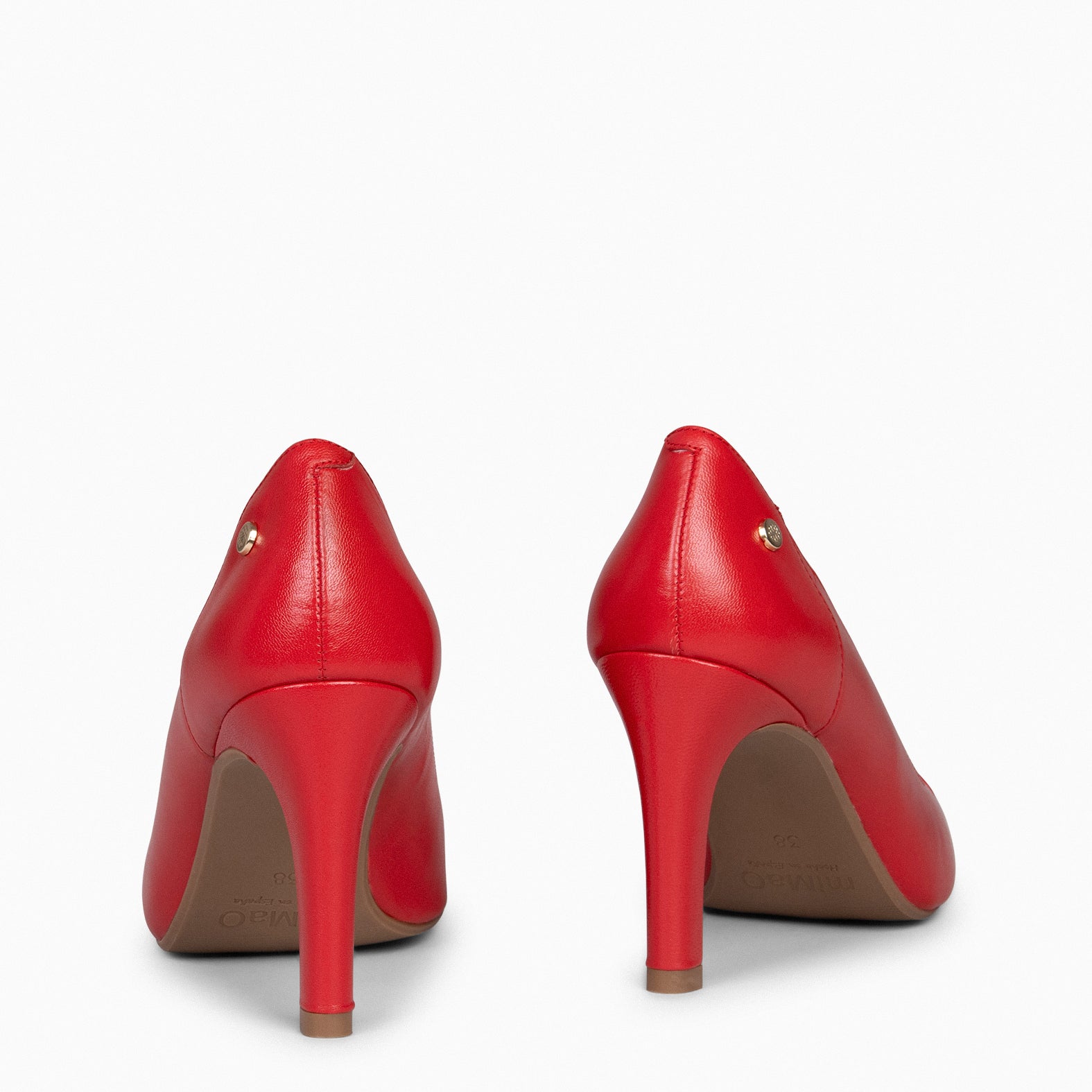 GLAM - Zapatos elegantes de tacón alto ROJO - miMaO ®