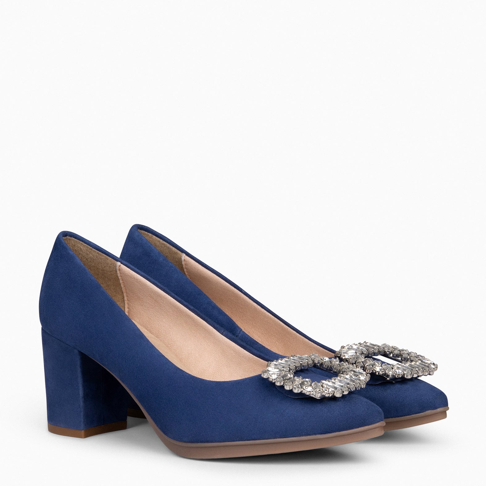URBAN S BIJOU - Chaussures à talon strass BLEU