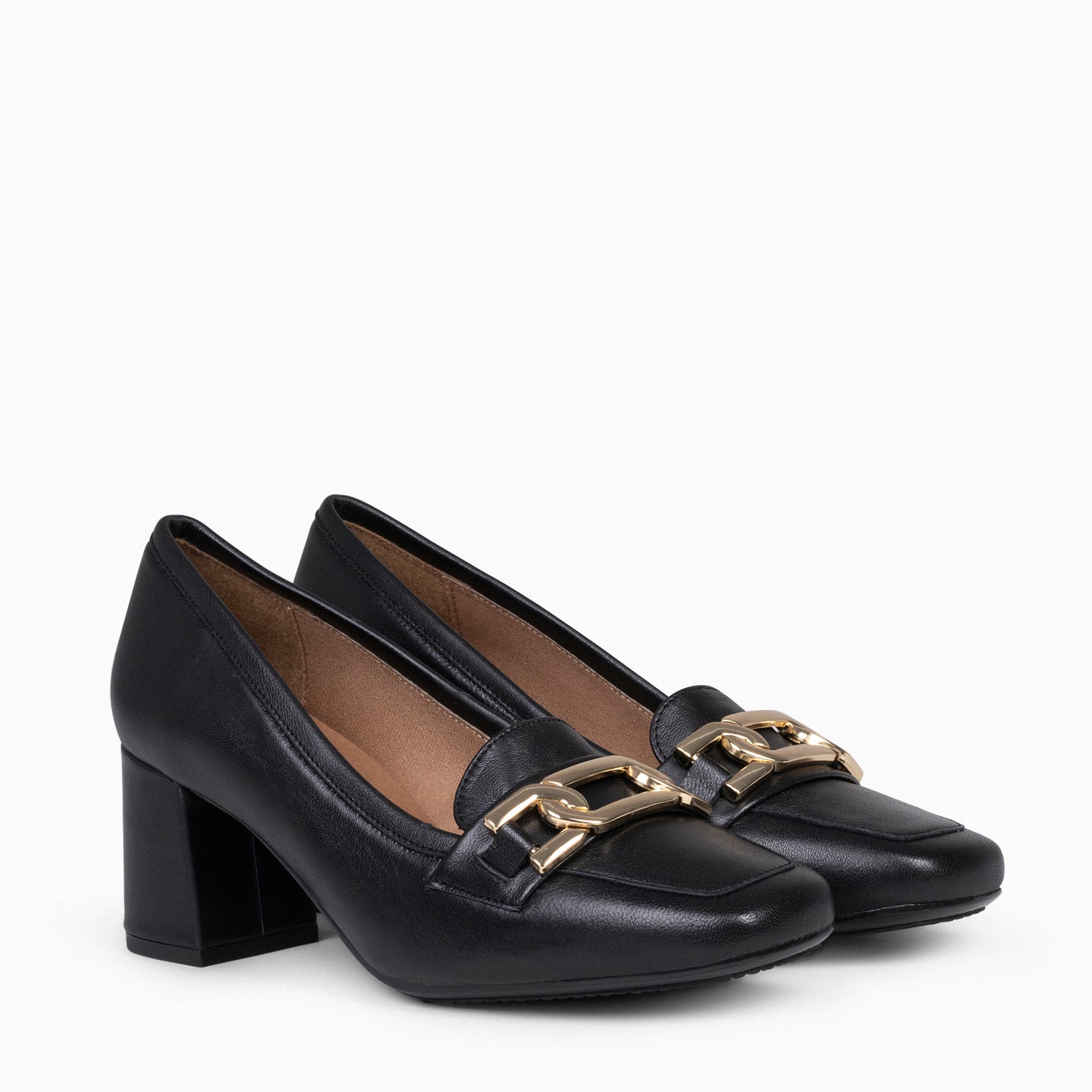 CHAIN – BLACK elegant moccasins