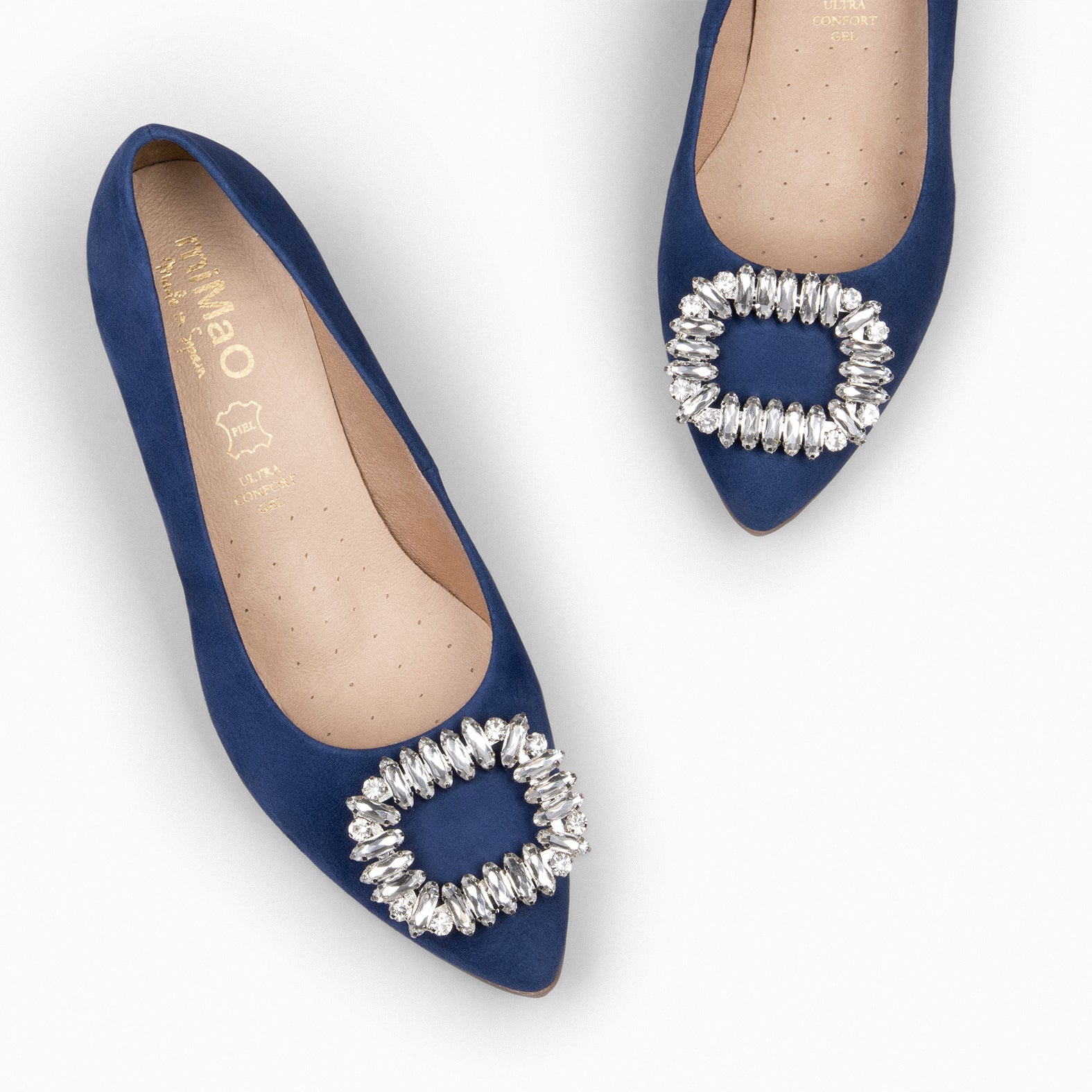 URBAN S BIJOU - Chaussures à talon strass BLEU
