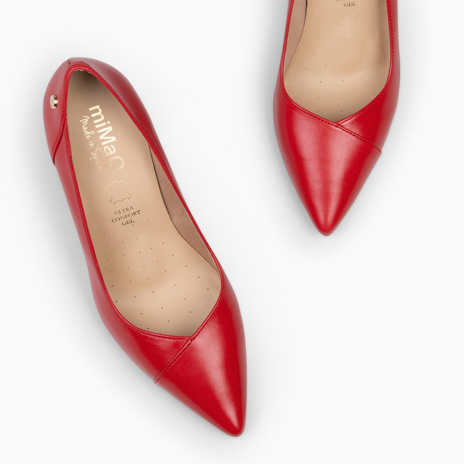 GLAM - Zapatos elegantes de tacón alto ROJO - miMaO ®
