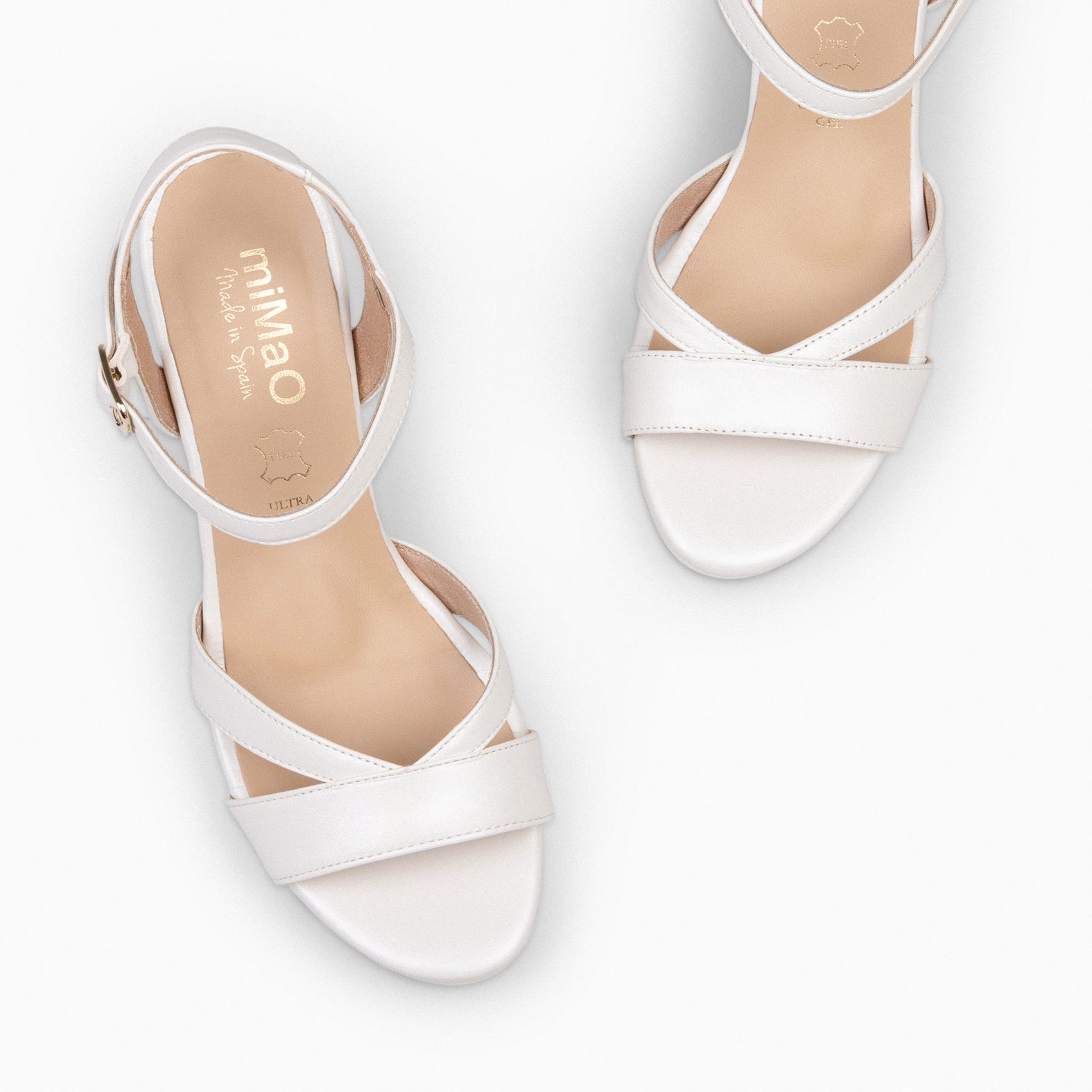 PARIS - Sandalias de fiesta con tacón alto y plataforma NACAR - miMaO ®