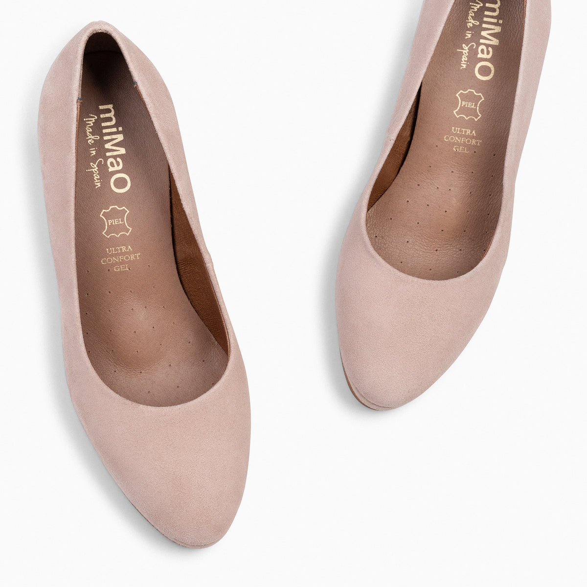 PLATAFORMA - Zapatos de tacón alto y plataforma NUDE