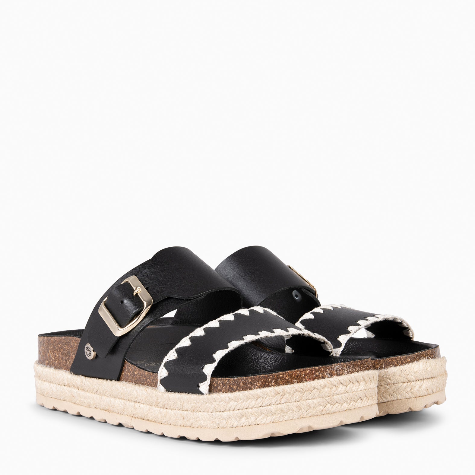 INCA - SANDALIAS BIO NEGRO