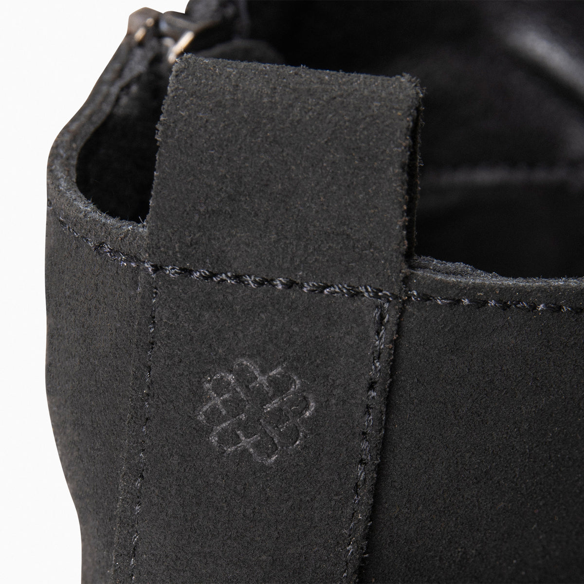 POP - Botins em couro à prova de água PRETO