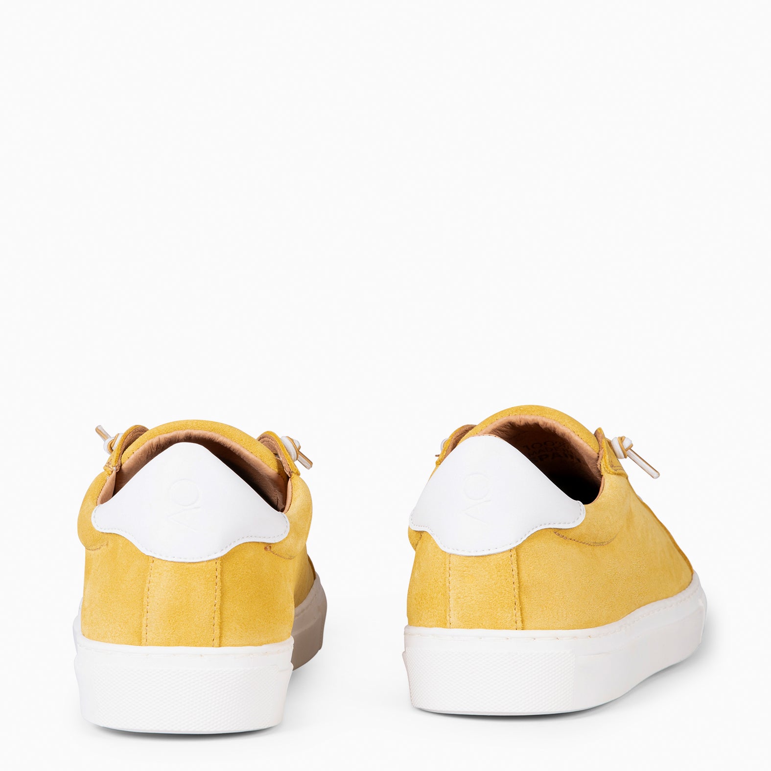 GAEL - Sneakers en daim JAUNE pour homme