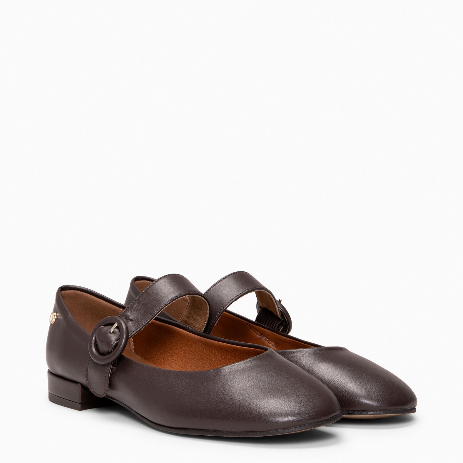 FLORENCIA - BROWN Mary Jane with strap
