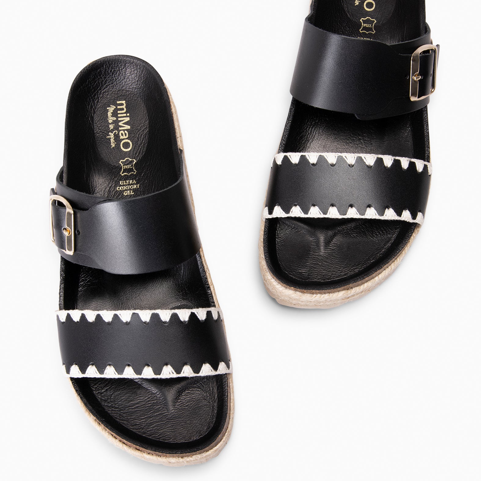 INCA - SANDALIAS BIO NEGRO