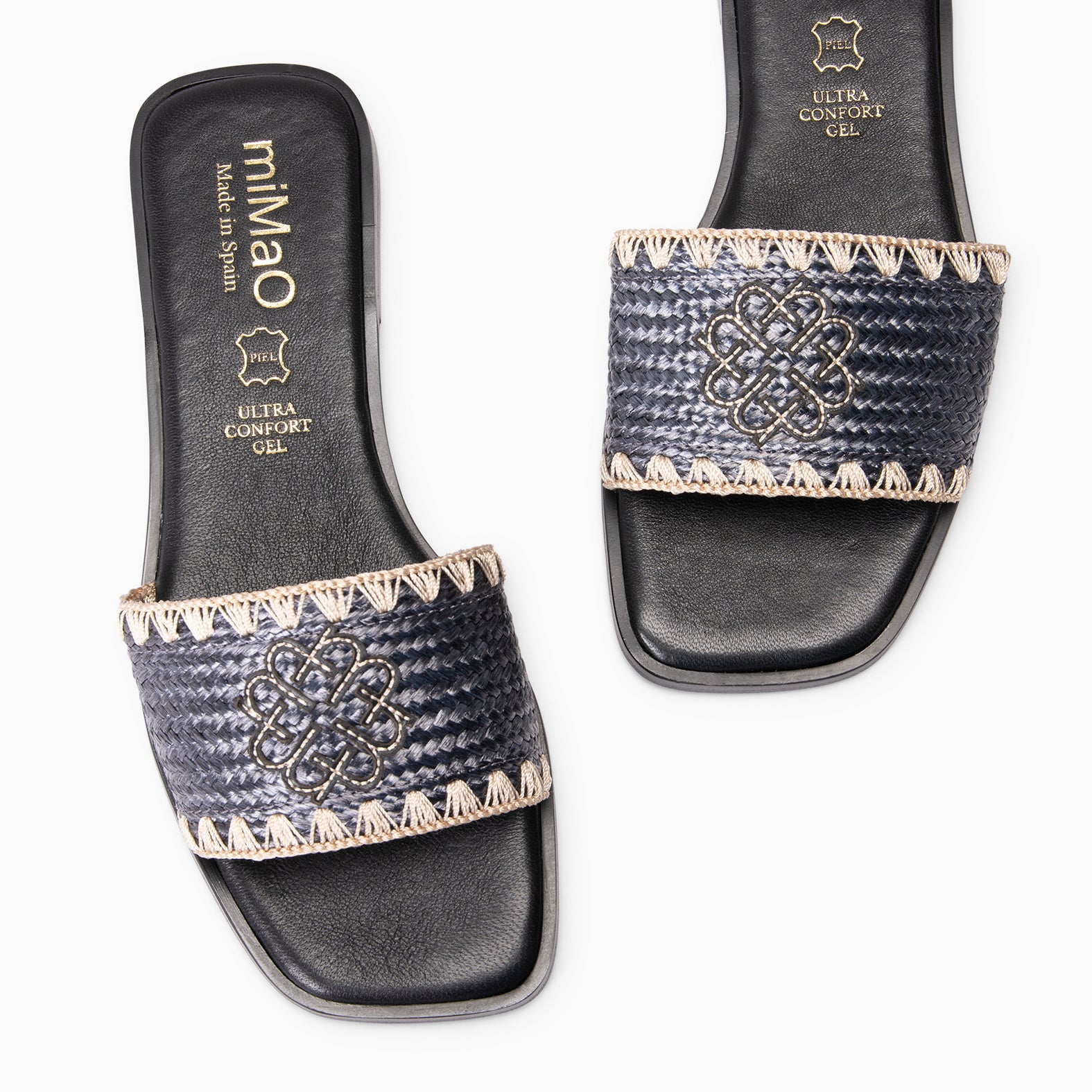 FILIPPA - SANDALIA PLANA TIPO CHANCLA GRIS
