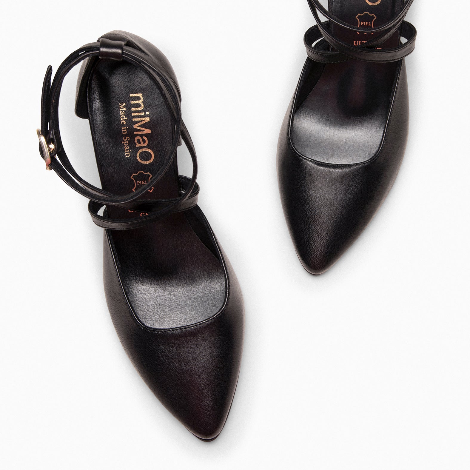 ARIEL - Zapato de tacón ancho NEGRO - miMaO ®