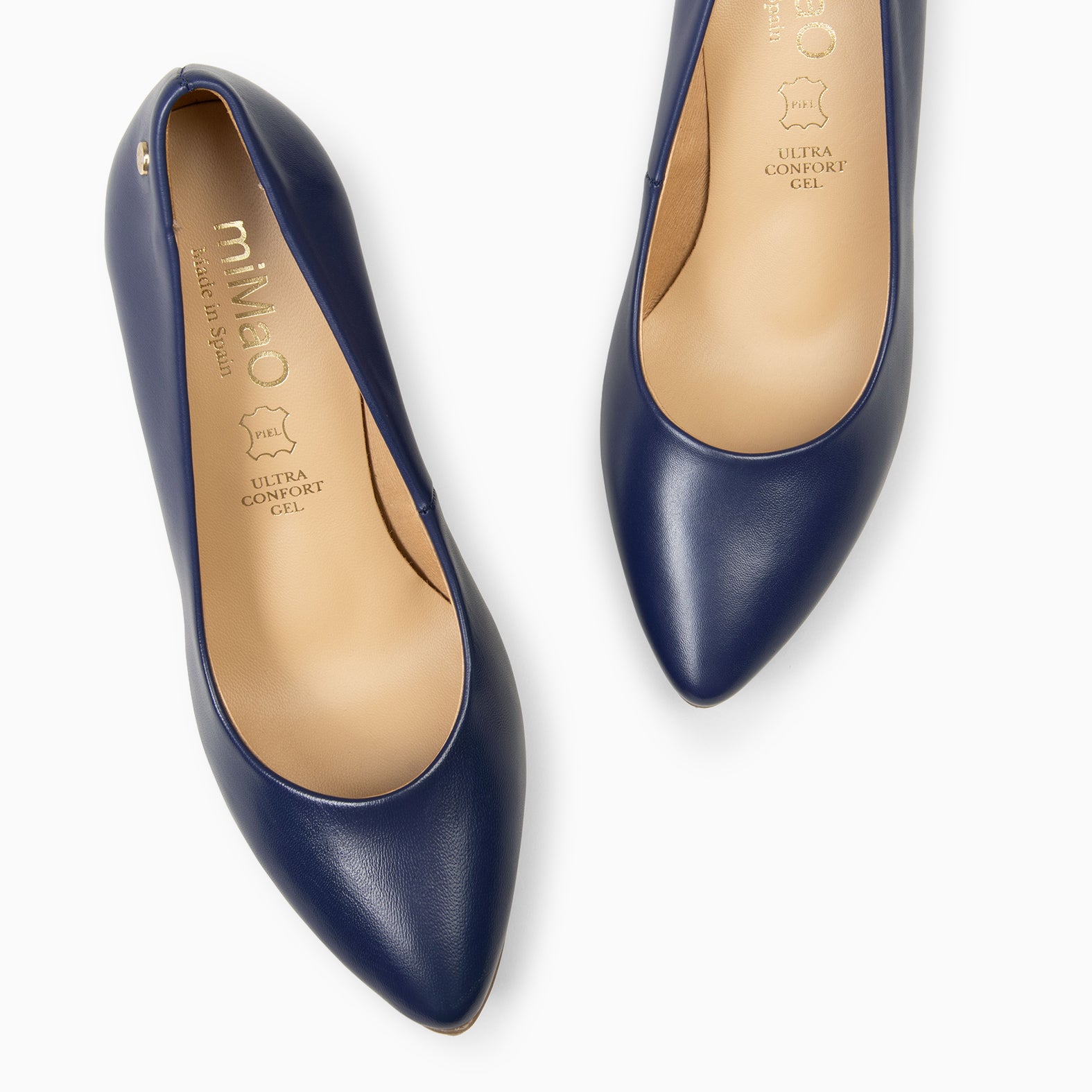 URBAN SALÓN - Zapatos de tacón alto de napa AZUL - miMaO ®