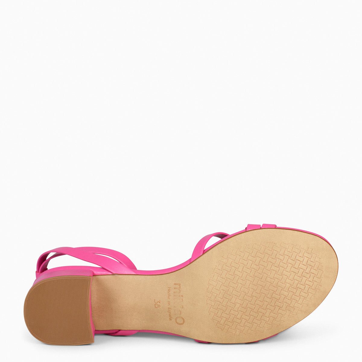 VIENA – Sandalias de tiras finas y tacón bajo ROSA