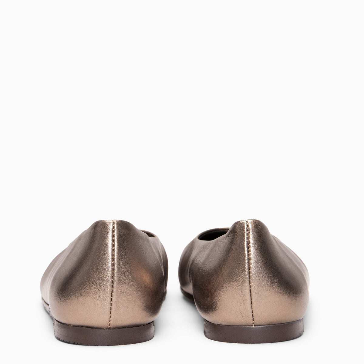 CALA - Bailarinas Baresoft de piel METAL