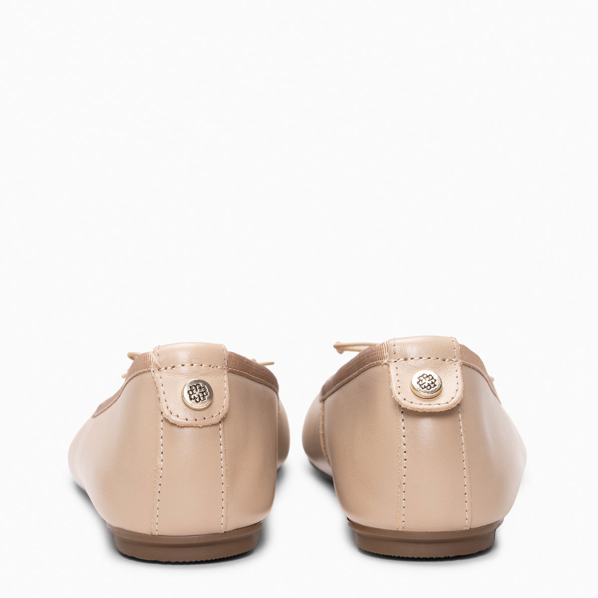 CAMPANILLA - Bailarinas baresoft con lazo BEIGE