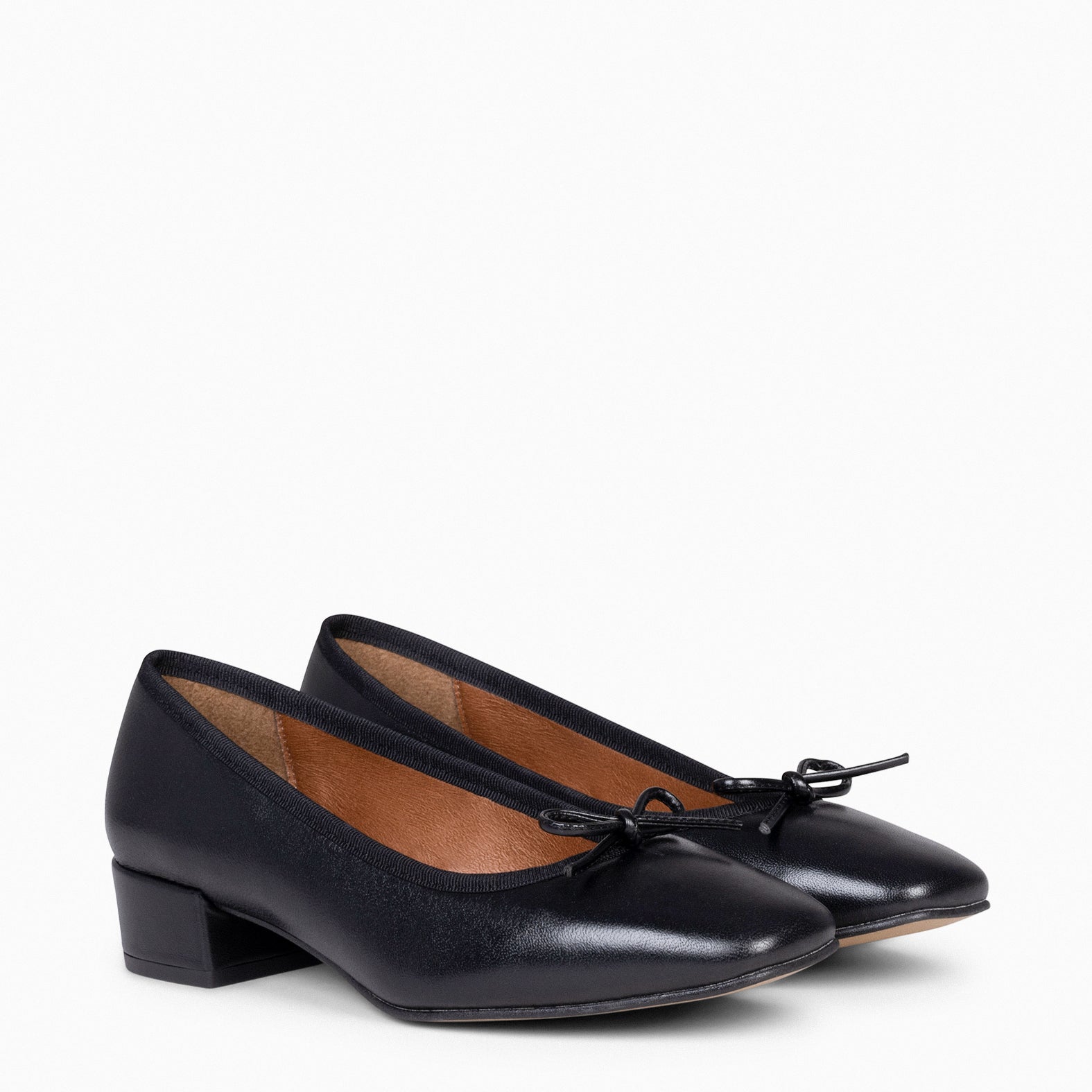 OPERA – Ballerines à talon NOIR