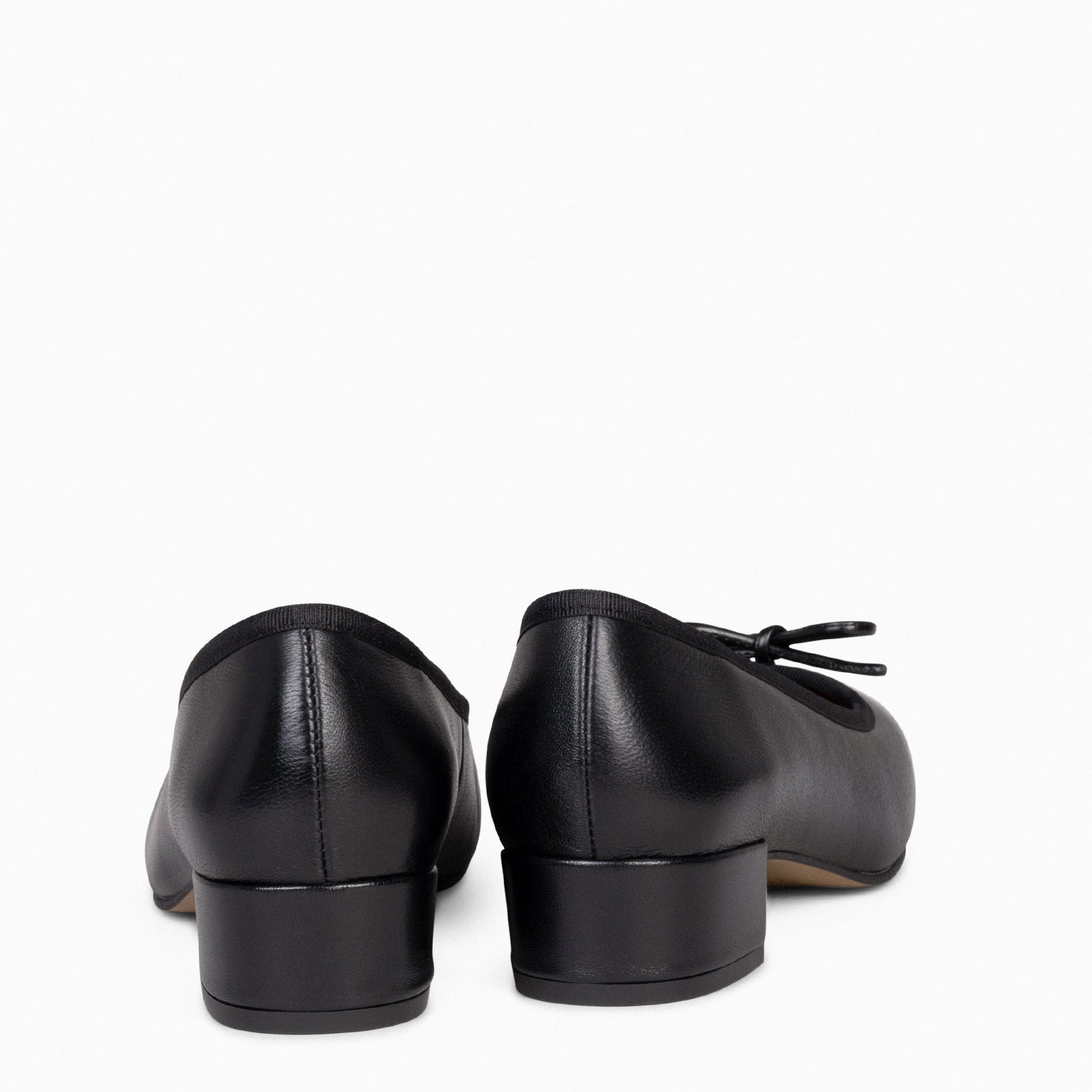 OPERA – Ballerines à talon NOIR