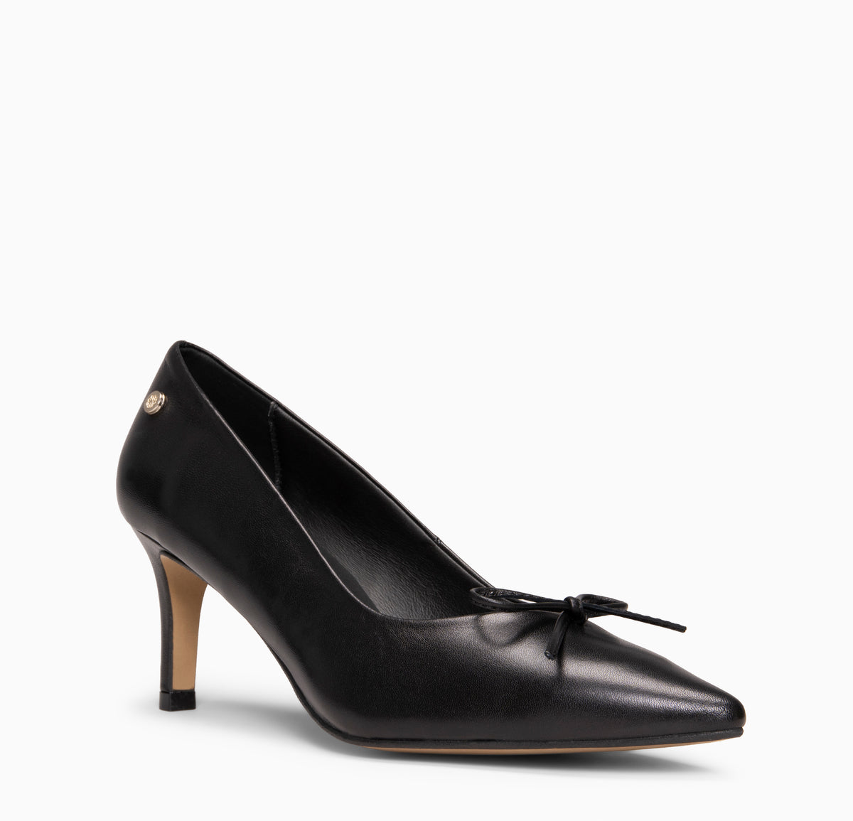 MONI - Zapatos de salón de tacón fino con lazo NEGRO