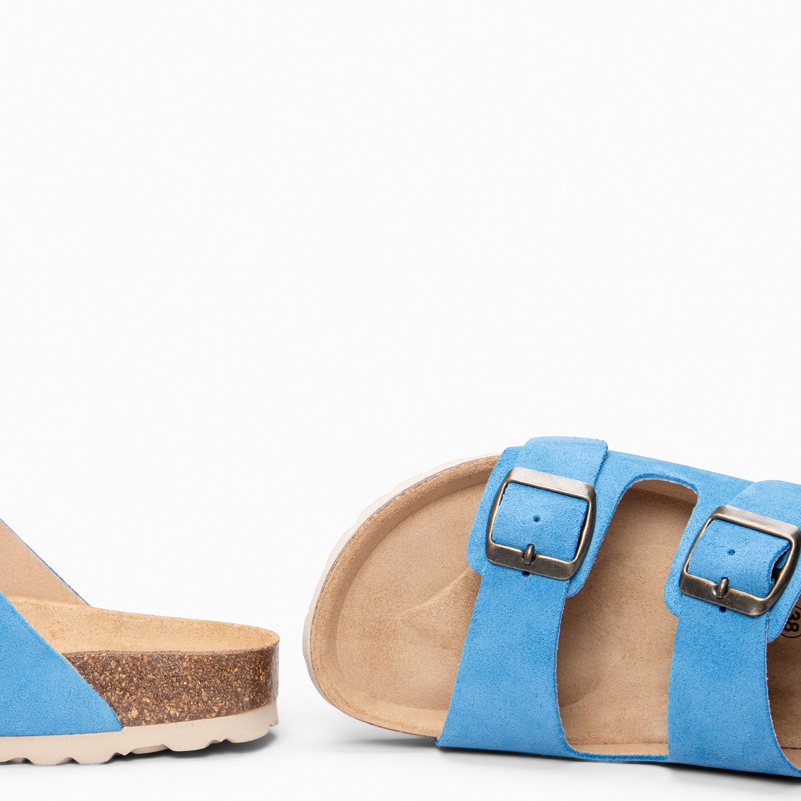 BORA - Sandalia tipo chancla AZUL - miMaO ®