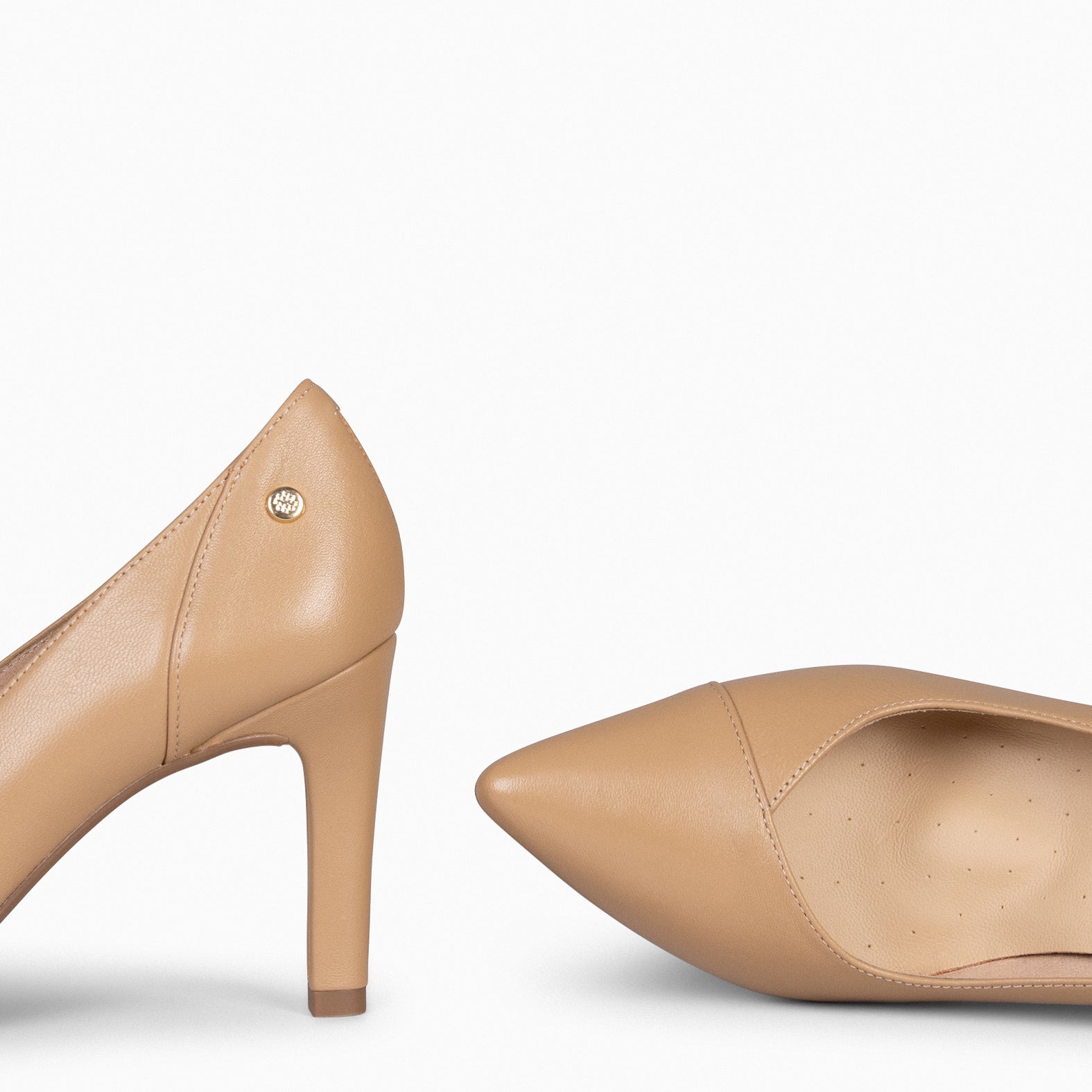 GLAM - Zapatos elegantes de tacón alto CAMEL - miMaO ®