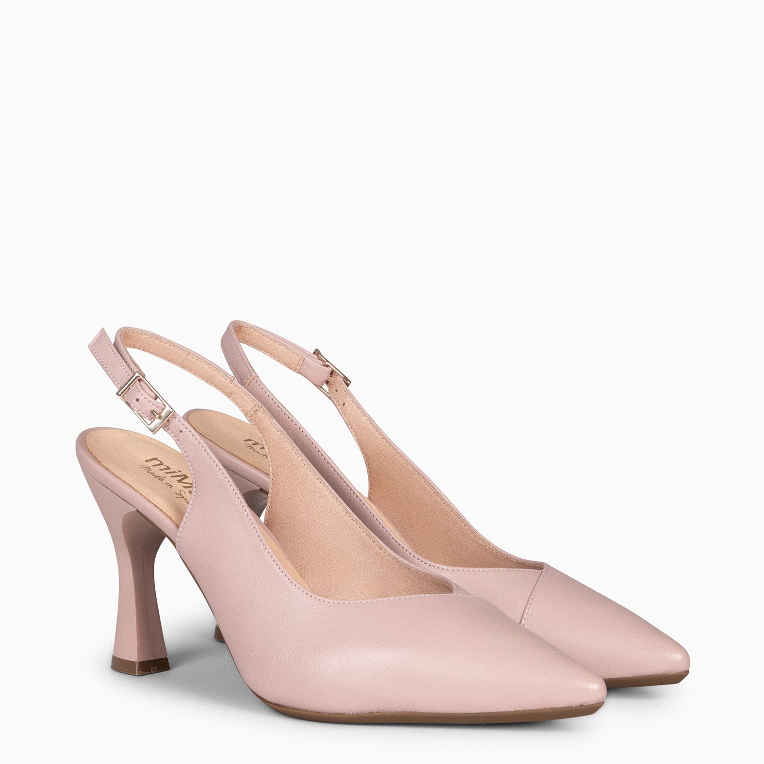 GLAM DESTALONADO – Zapatos de tacón destalonados de napa CHARDON - miMaO ®