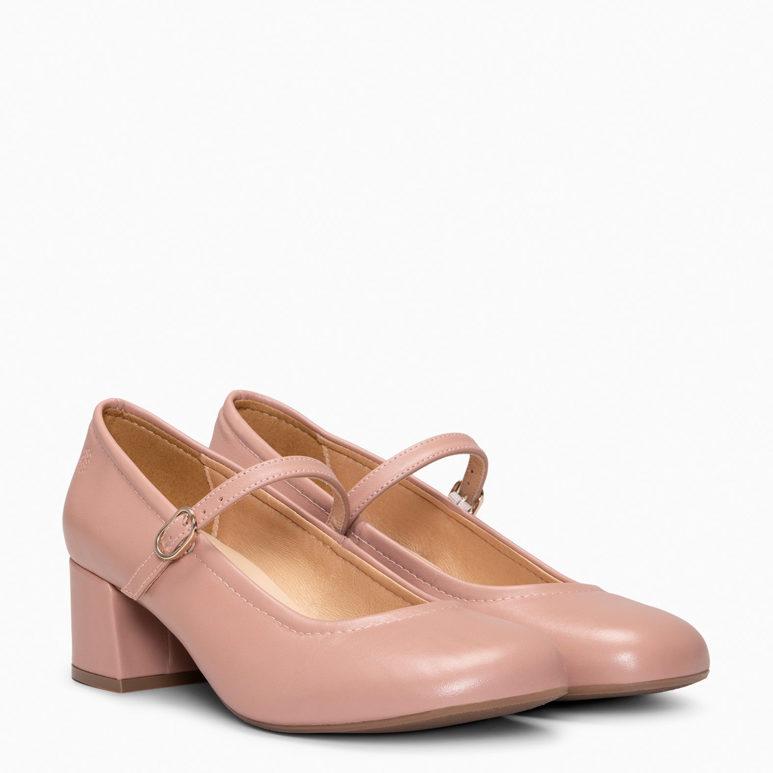 ROSALÍA - MERCEDITAS DE TACÓN ESTILO BARESOFT NUDE - miMaO ®