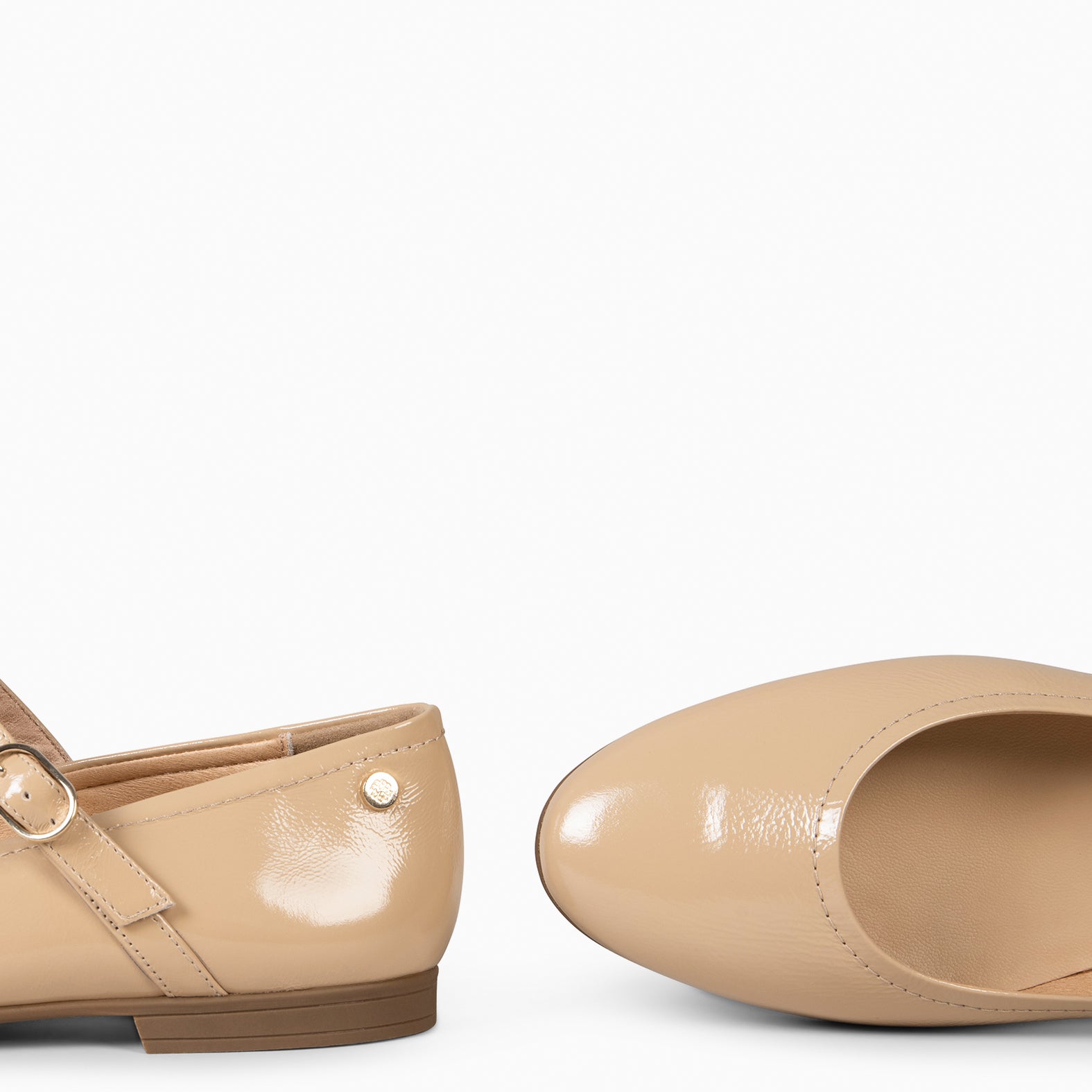 ROSALIE - Merceditas con puntera redonda BEIGE - miMaO ®