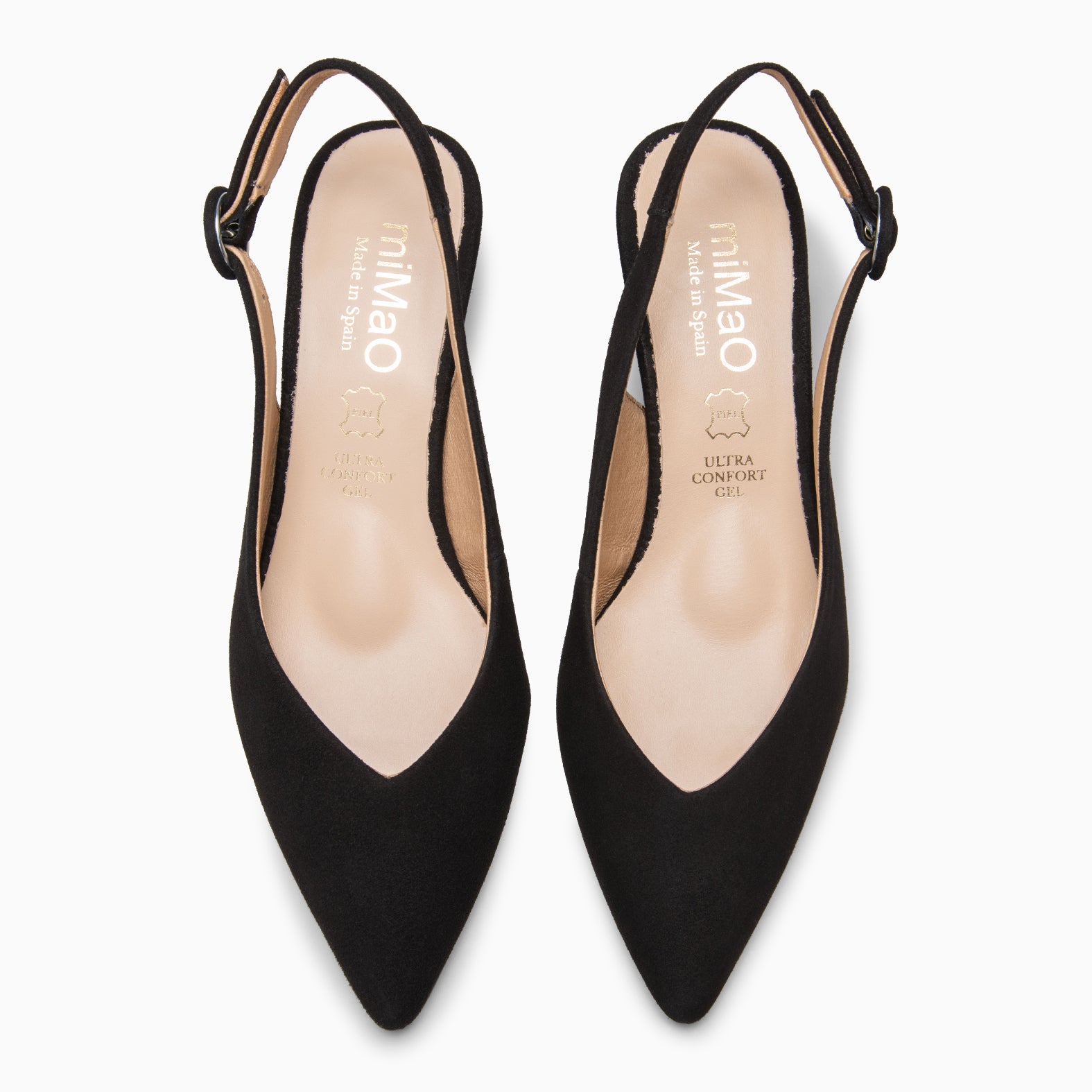 CARMEN – Zapatos de Tacón acampanado NEGRO - miMaO ®