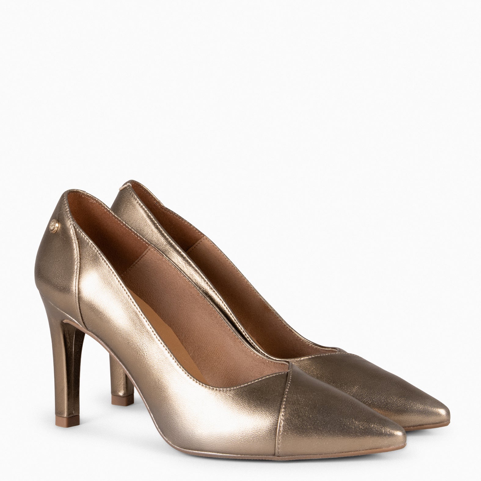 GLAM - Zapatos elegantes de tacón alto ORO - miMaO ®