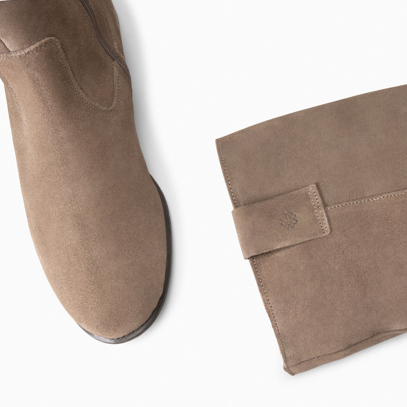 TEXAS - Botas de tacón bajo TAUPE - miMaO ®