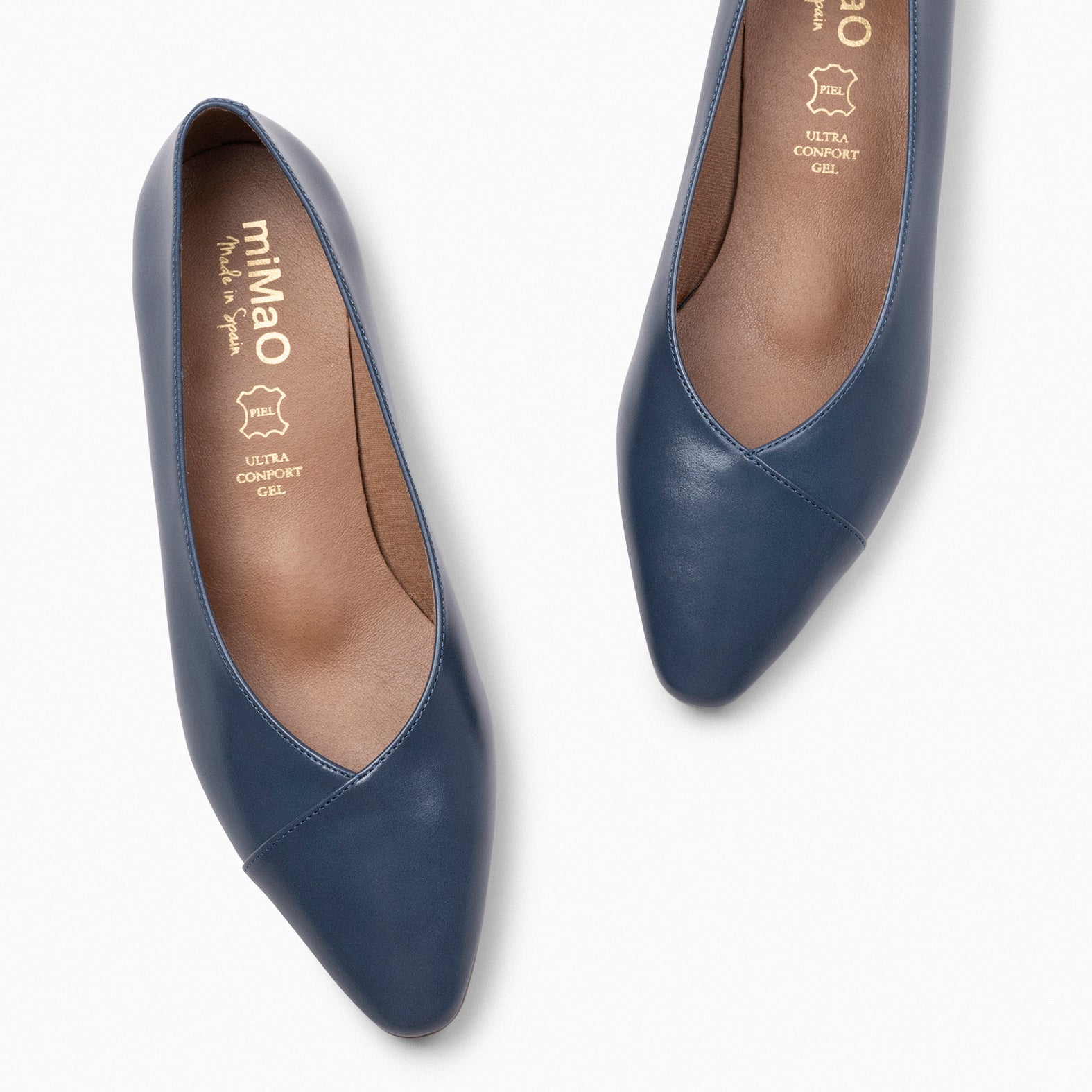 MARIE – BLUE Pointed toe flats 