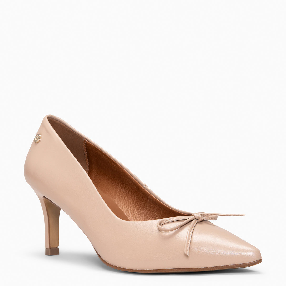 MONI - Zapatos de salón de tacón fino con lazo TAUPE