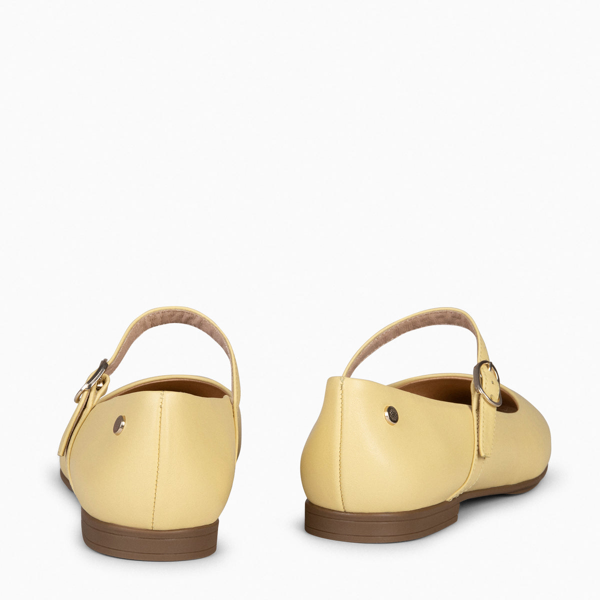 ROSALIE - Merceditas con puntera redonda AMARILLO