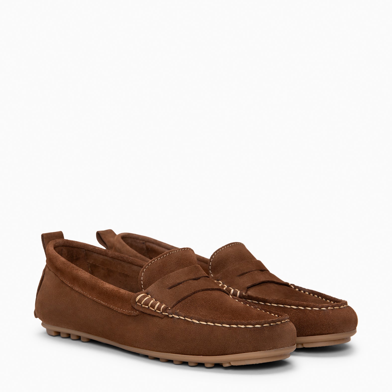 MONTEZ – Mocasín plano con plantilla extraíble MARRON - miMaO ®