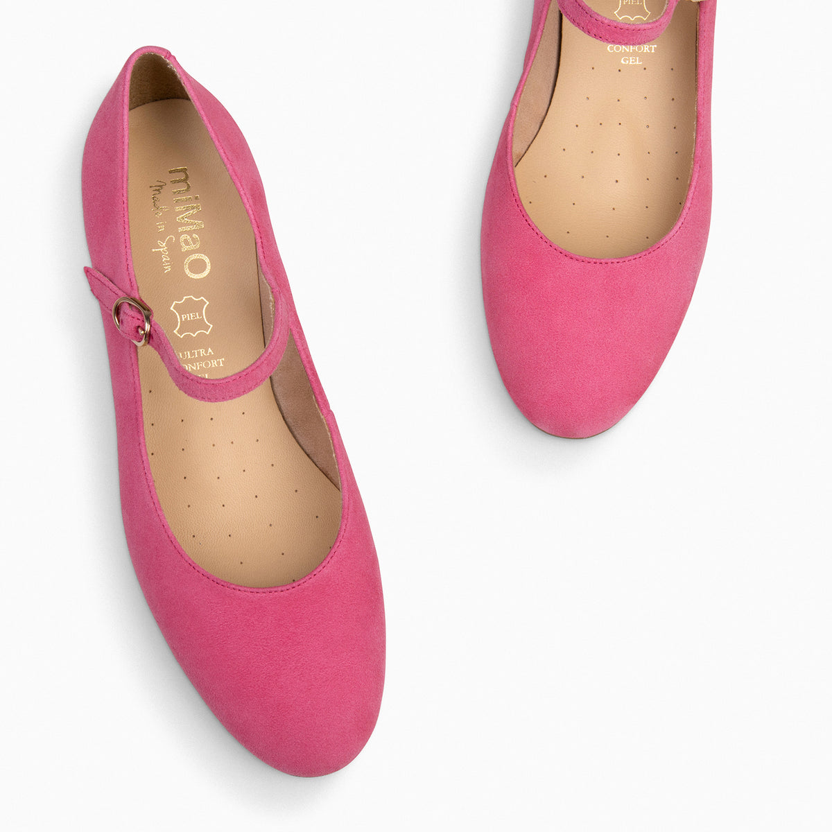 NORA – PINK Mary-Janes with low heel 