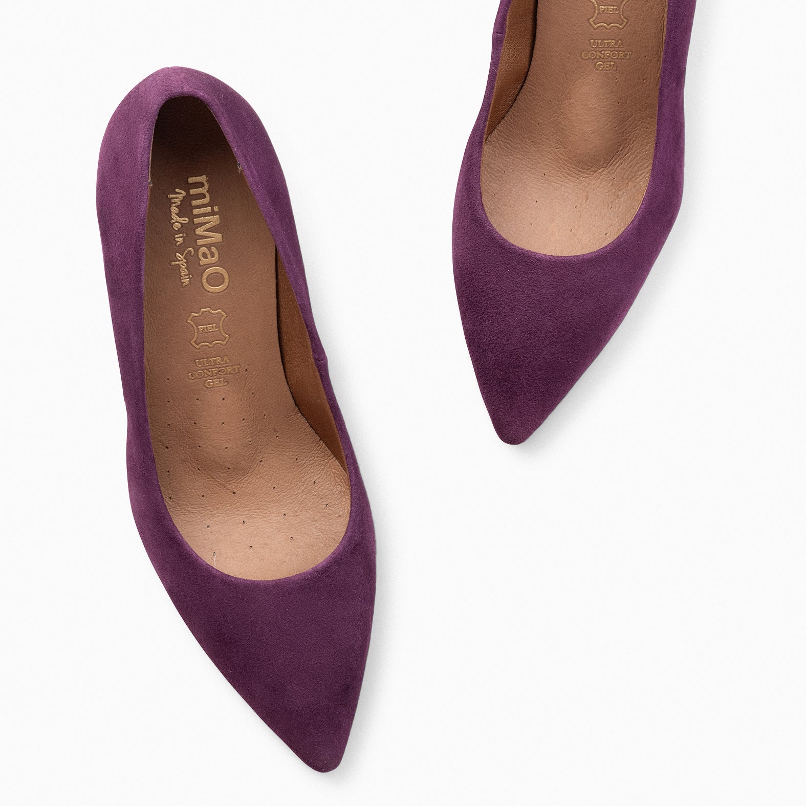 STILETTO - Zapatos de tacón fino en ante VIOLETA - miMaO ®