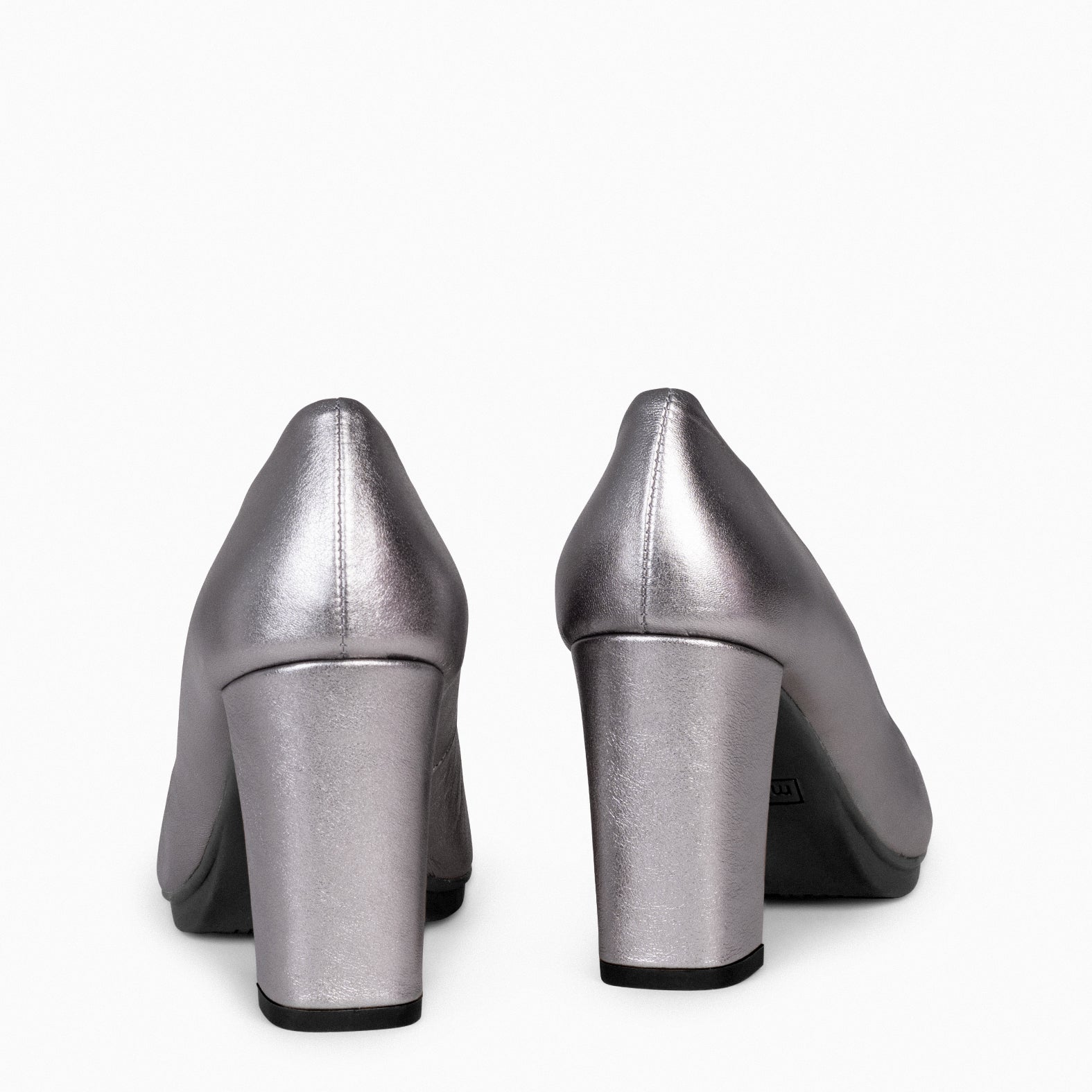 URBAN SPLASH - Zapatos de tacón con piel metalizado en PLATA