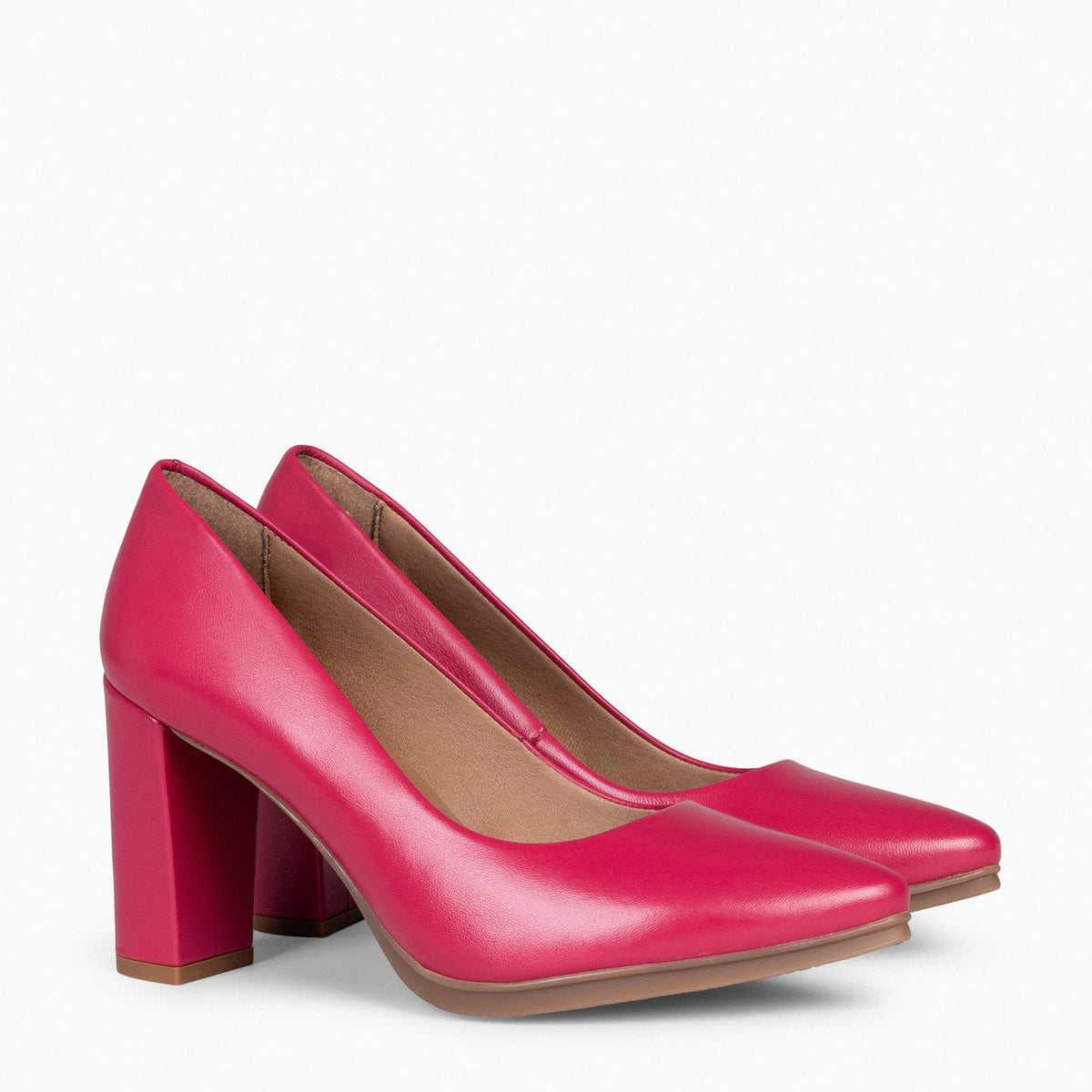 URBAN SALON – Zapatos de tacón alto de napa FUCSIA - miMaO ®