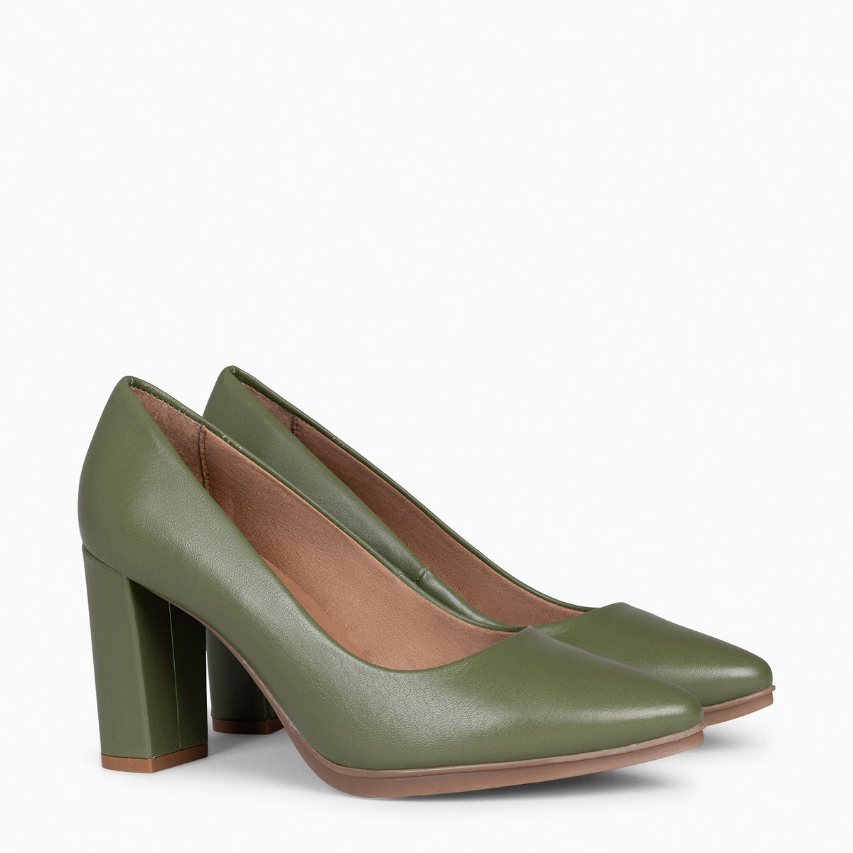 URBAN SALON – Zapatos de tacón alto de napa VERDE - miMaO ®