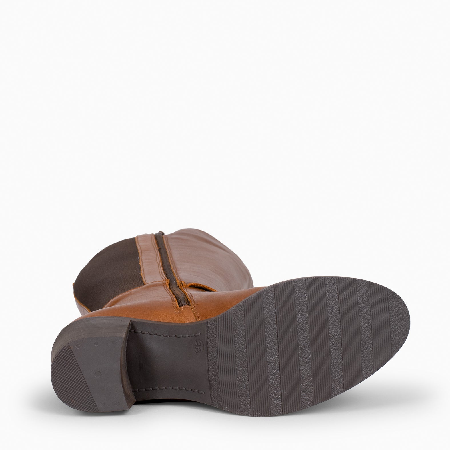 SENA – Botas de Vestir con caña elástica CAMEL